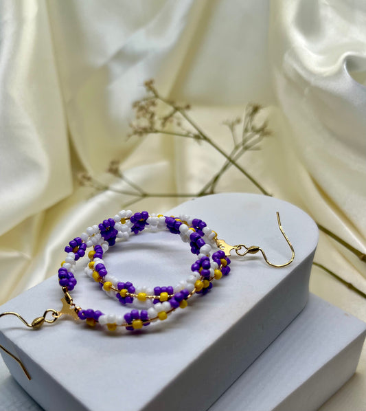 Créoles Magnolia rose